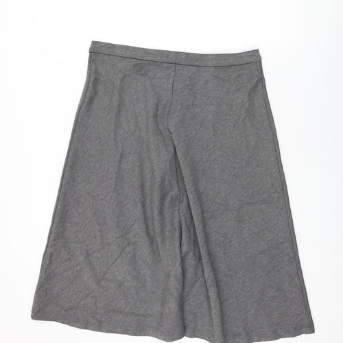 Marks and Spencer Womens Grey Polyester Swing Skirt Size 18