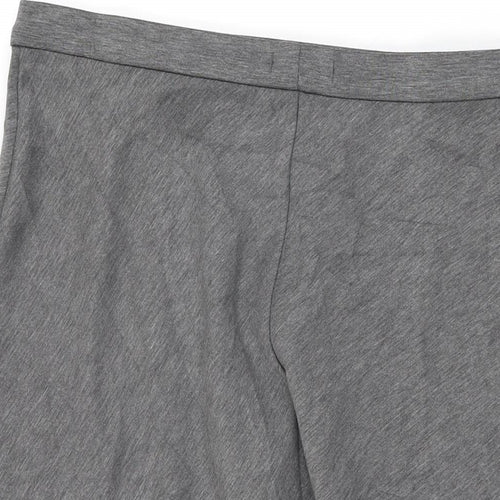 Marks and Spencer Womens Grey Polyester Swing Skirt Size 18
