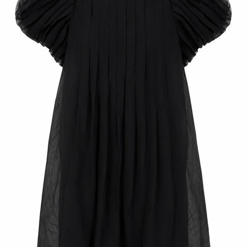 Mango Womens Black Polyester Shift Size M Round Neck Pullover