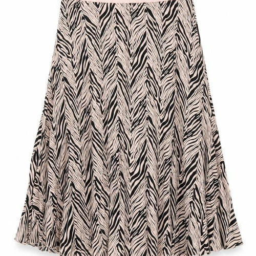 Little Mistress Womens Pink Geometric Polyester Swing Skirt Size 16