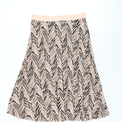 Little Mistress Womens Pink Geometric Polyester Swing Skirt Size 16