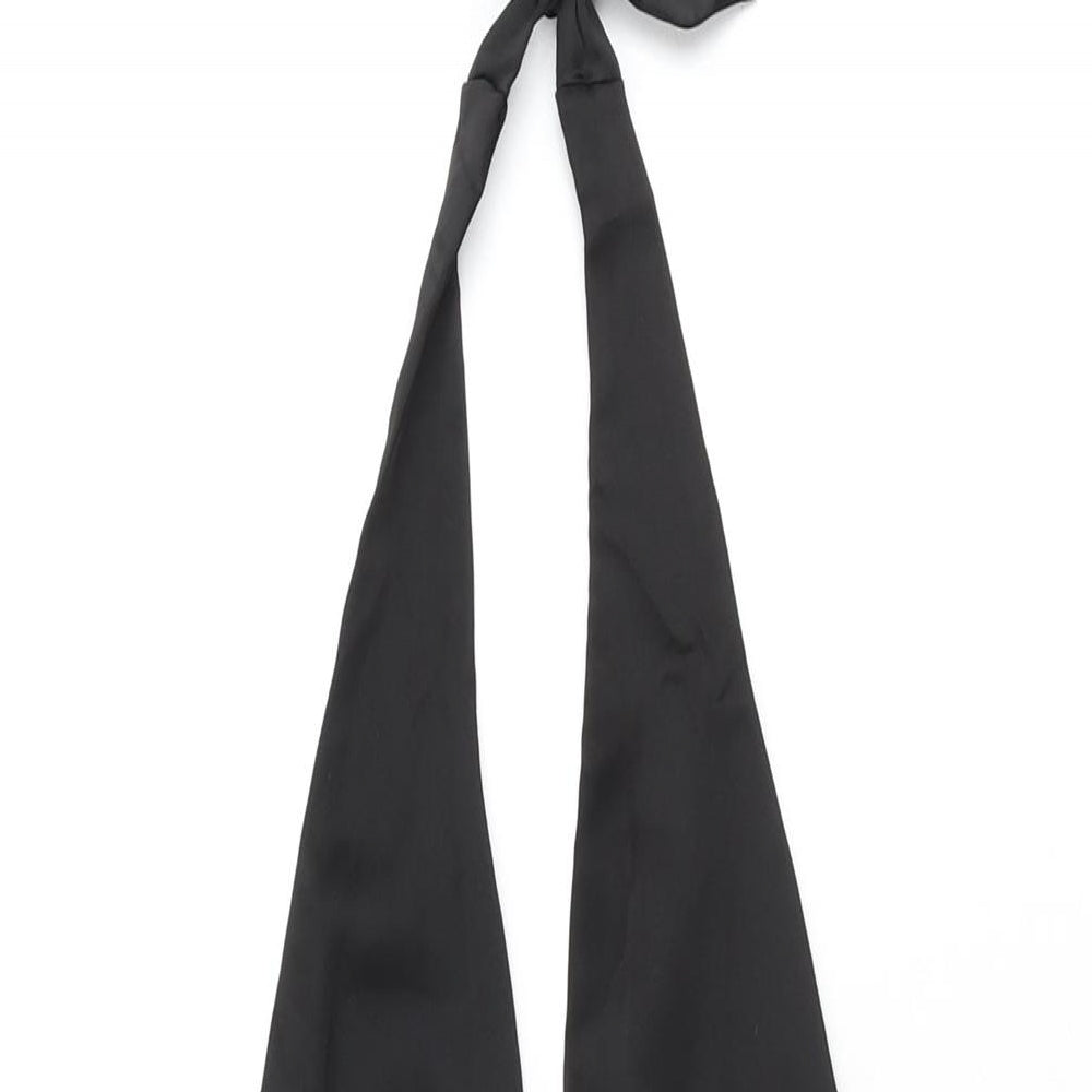 Zara Womens Black Polyester Mini Size S Halter Zip
