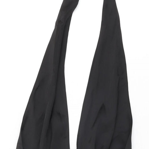Zara Womens Black Polyester Mini Size S Halter Zip