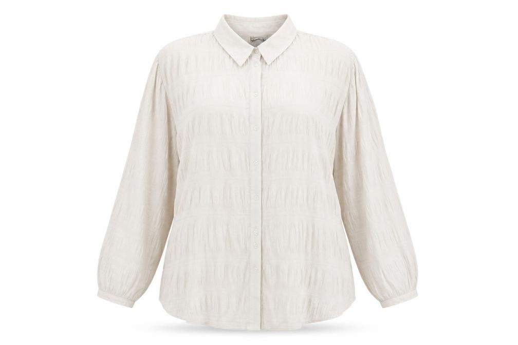 ASOS Womens Beige Polyester Basic Button-Up Size 18 Collared
