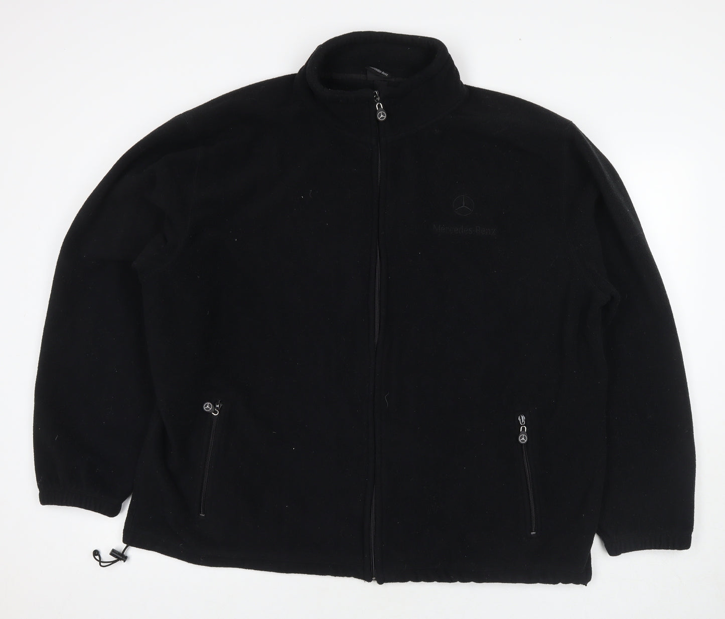 Mercedes-Benz Mens Black Jacket Size XL Zip