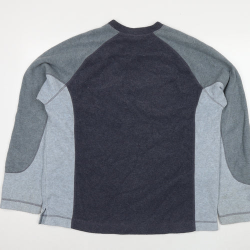 NEXT Mens Blue Polyester Pullover Sweatshirt Size L