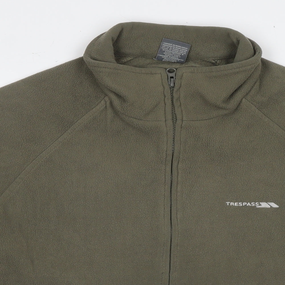 Trespass Womens Green Polyester Pullover Sweatshirt Size M Pullover