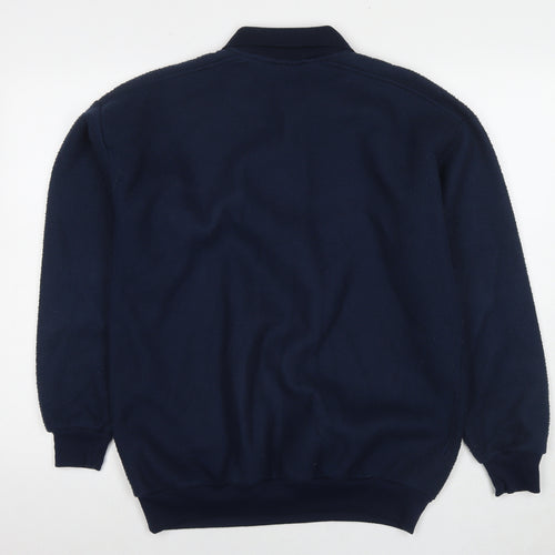 Ashes Mens Blue Polyester Pullover Sweatshirt Size M
