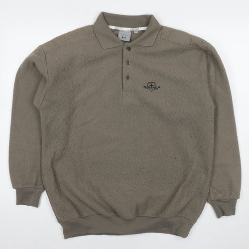 Ashes Mens Beige Polyester Pullover Sweatshirt Size M