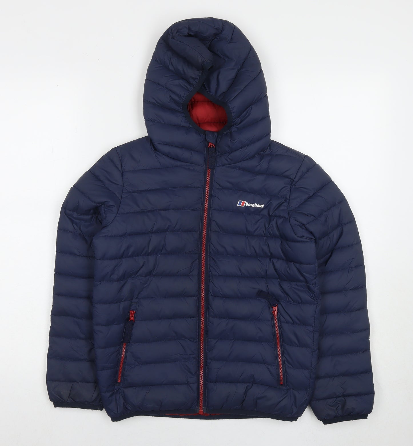 Berghaus Boys Blue Puffer Jacket Jacket Size 9-10 Years Zip