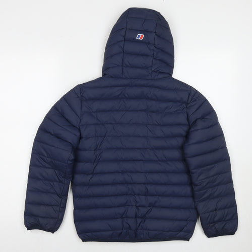 Berghaus Boys Blue Puffer Jacket Jacket Size 9-10 Years Zip