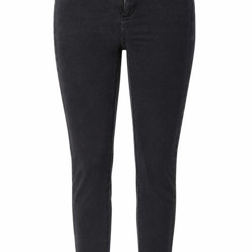 Oasis Womens Grey Cotton Skinny Jeans Size 8 L29 in Regular Zip