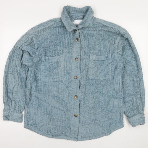 ASOS Womens Blue Jacket Size 12 Button