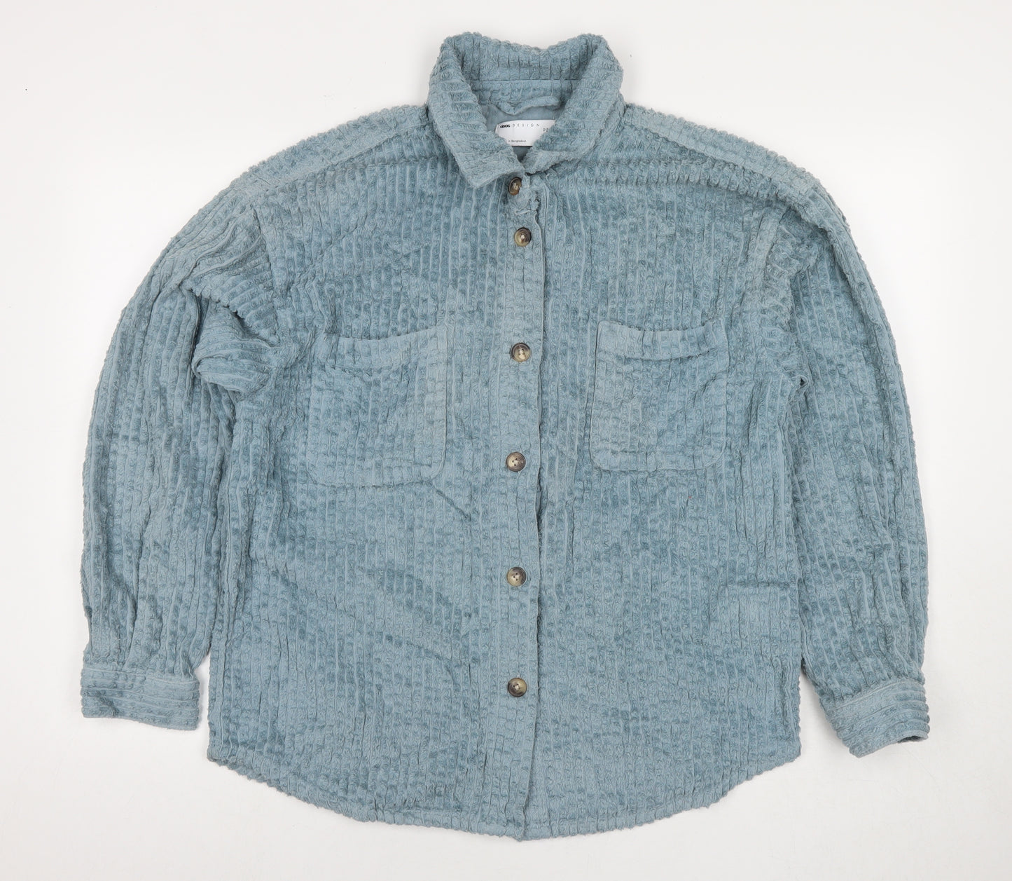 ASOS Womens Blue Jacket Size 12 Button