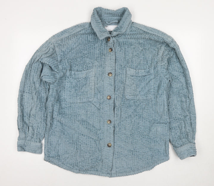 ASOS Womens Blue Jacket Size 12 Button