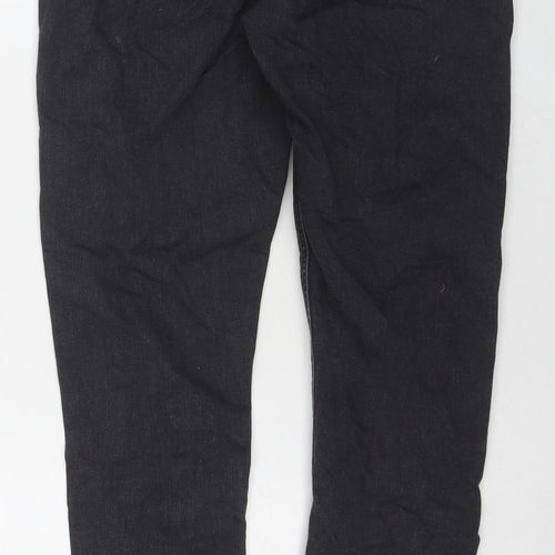 Topshop Womens Black Cotton Skinny Jeans Size 30 in L31 in Regular Zip