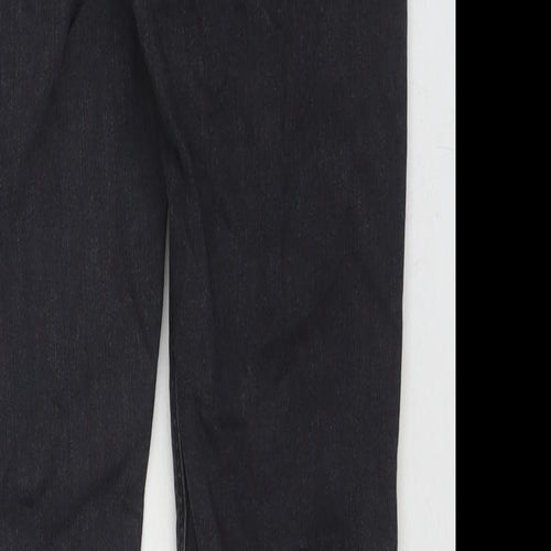 Topshop Womens Black Cotton Skinny Jeans Size 30 in L31 in Regular Zip