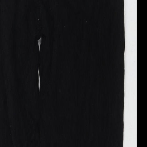 BDG Womens Black Cotton Trousers Size 28 in L30 in Regular Zip - Mom