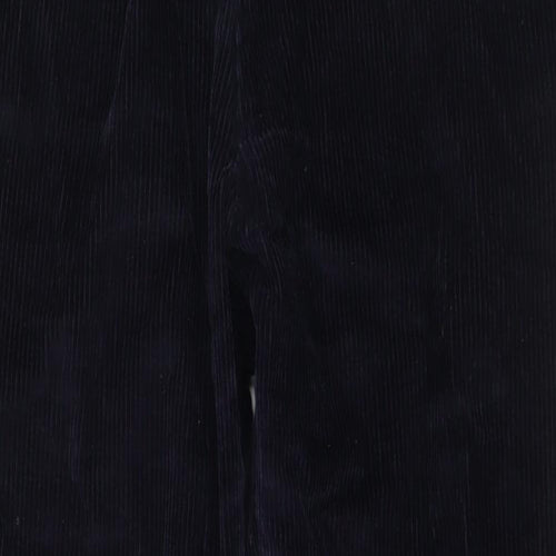 Skopes Mens Blue Cotton Trousers Size 36 in L29 in Regular Zip