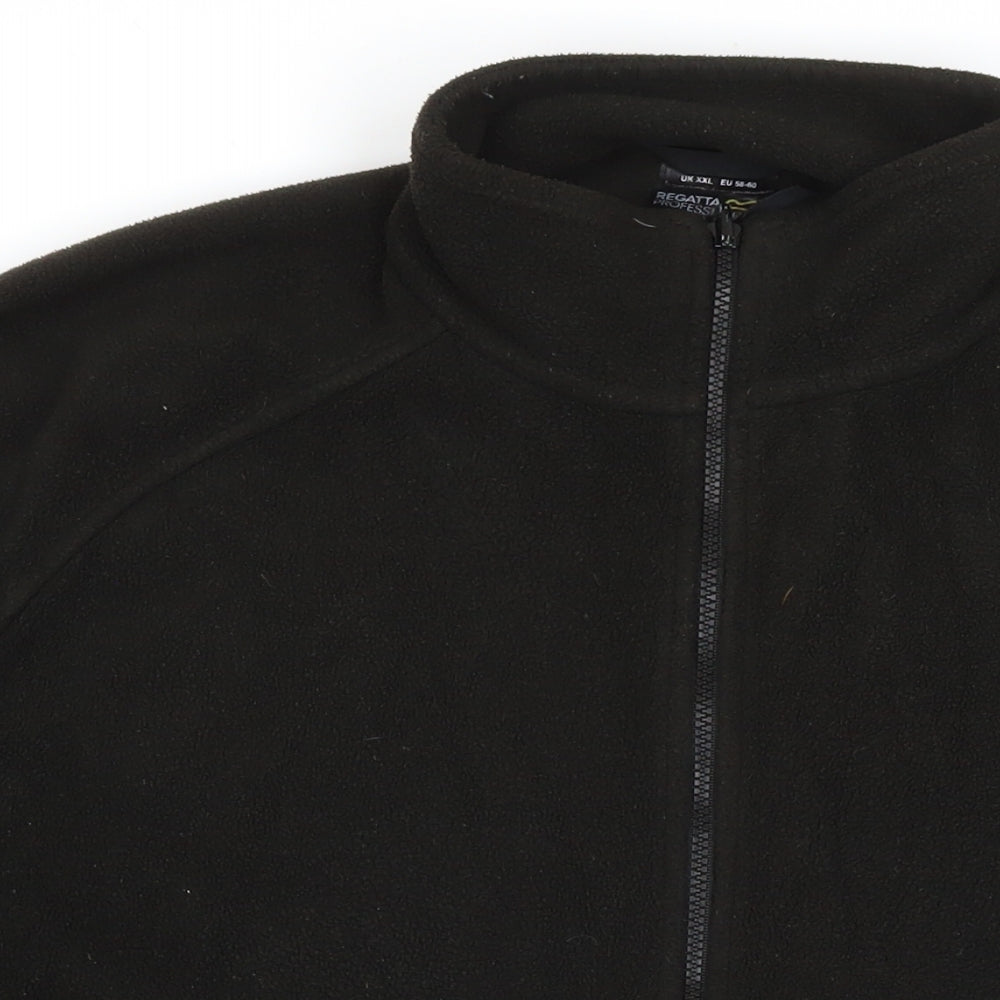 Regatta Mens Black Jacket Size 2XL Zip