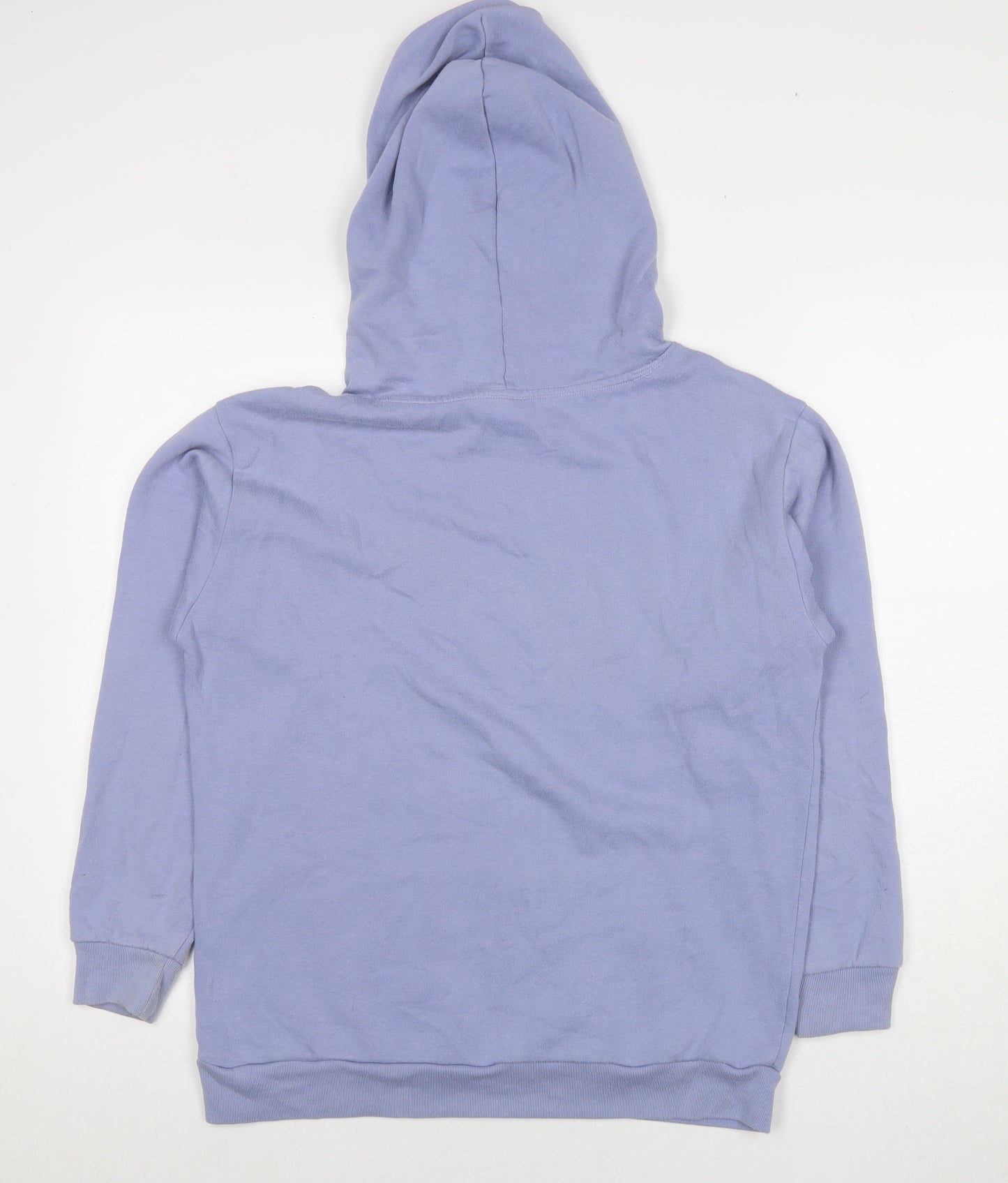 PINK Womens Purple Cotton Pullover Hoodie Size XS Pullover - Logo