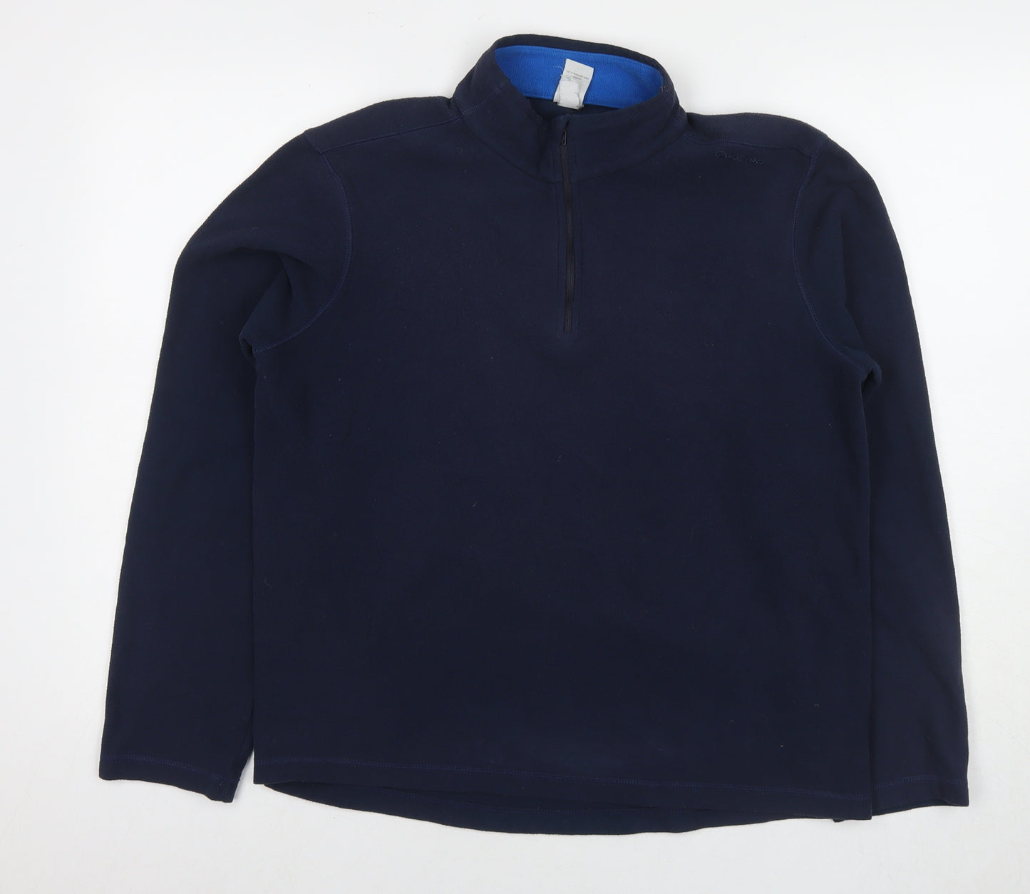Quechua Mens Blue Polyester Pullover Sweatshirt Size L