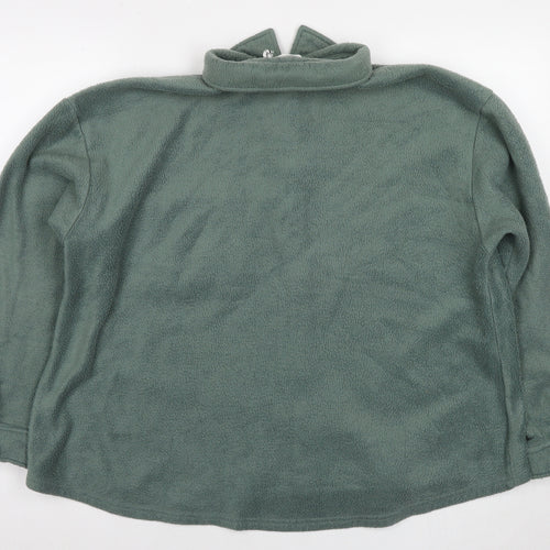 ASOS Womens Green Jacket Size 16 Snap