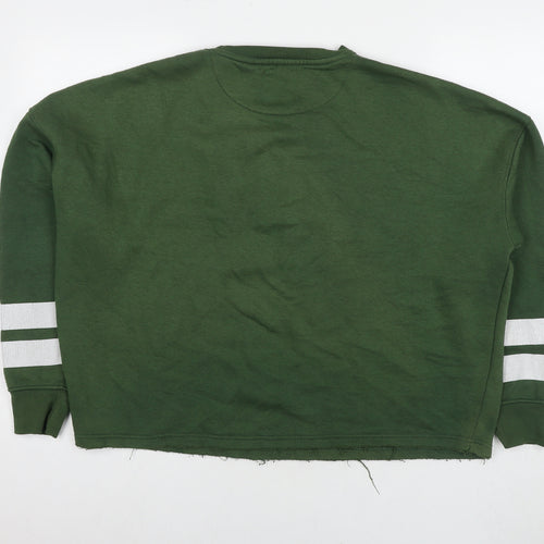 Genetic Apparel Womens Green Cotton Pullover Sweatshirt Size M Pullover - 23