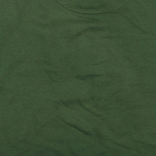 Genetic Apparel Womens Green Cotton Pullover Sweatshirt Size M Pullover - 23