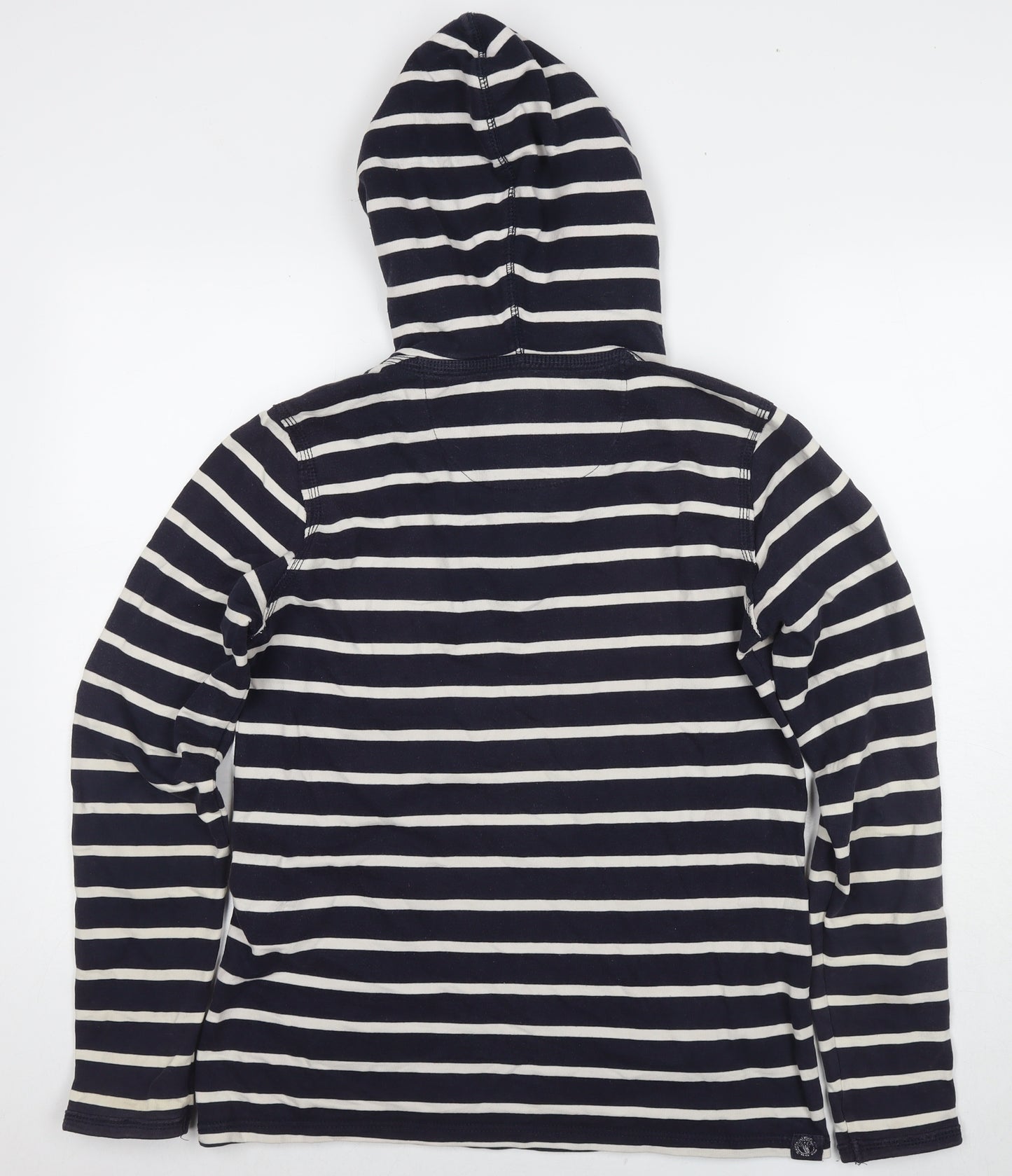 Fat Face Womens Blue Striped Cotton Pullover Sweatshirt Size 14 Pullover