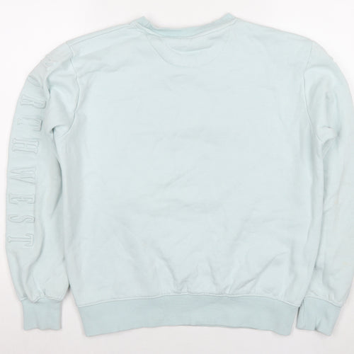 North West Mens Blue Cotton Pullover Sweatshirt Size XL - Logo