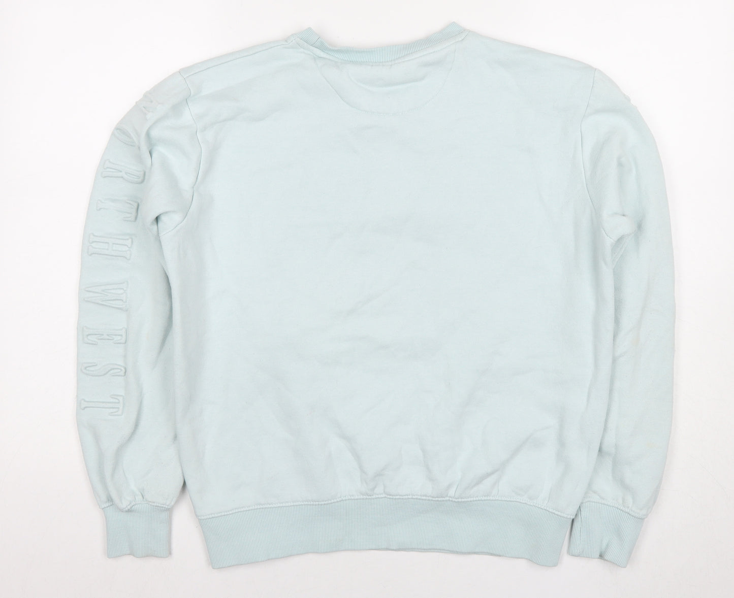 North West Mens Blue Cotton Pullover Sweatshirt Size XL - Logo