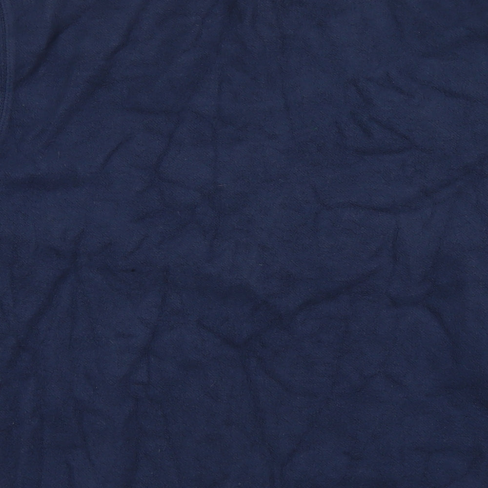 Topman Mens Blue Cotton Pullover Sweatshirt Size M