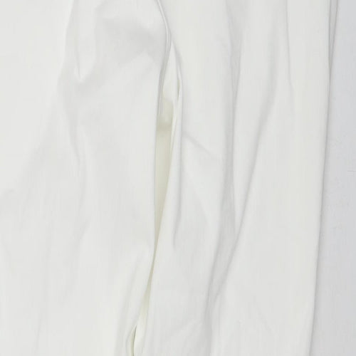 NEXT Womens White Cotton Jegging Jeans Size 18 L24 in Regular