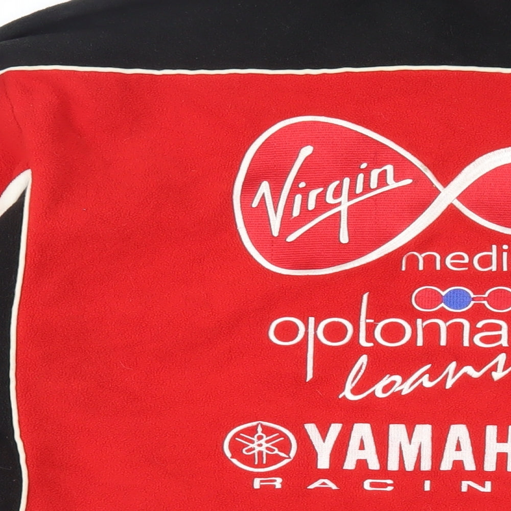 Yamaha Mens Red Jacket Size S Zip - Logo Zipped Pockets