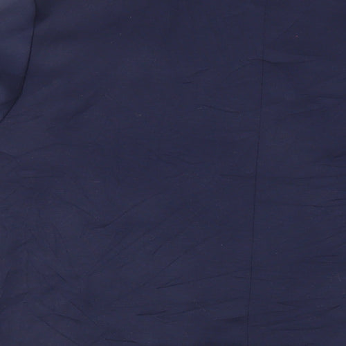 Long Tall Sally Womens Blue Jacket Blazer Size 14 - Open