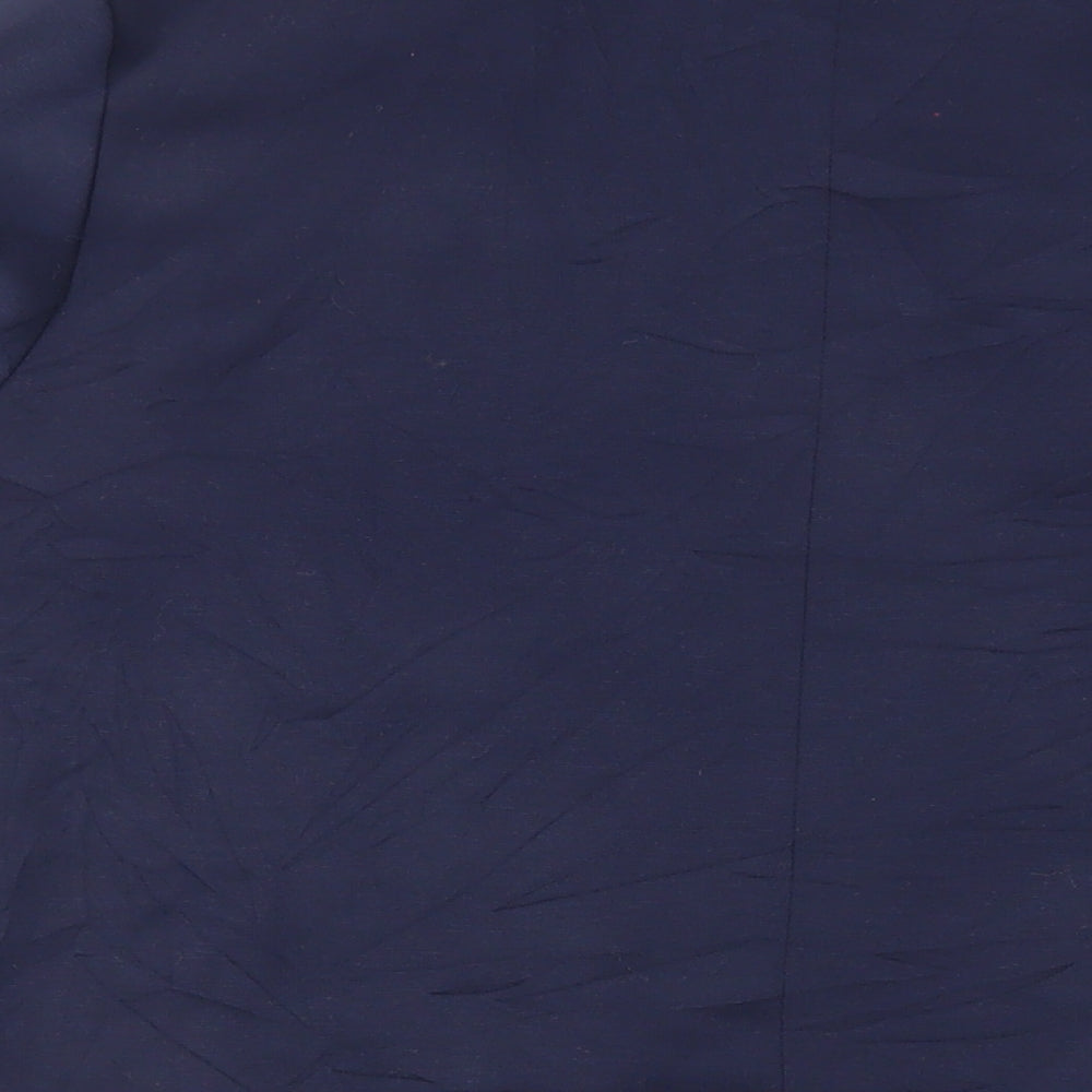 Long Tall Sally Womens Blue Jacket Blazer Size 14 - Open
