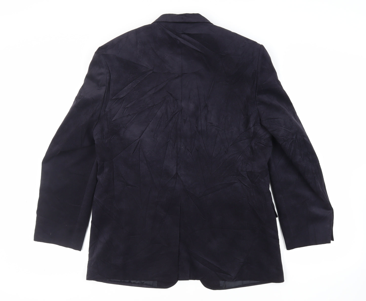 Marks and Spencer Mens Blue Polyester Jacket Blazer Size 40 Regular