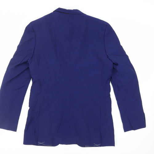 Marks and Spencer Mens Blue Wool Jacket Suit Jacket Size 38 Regular