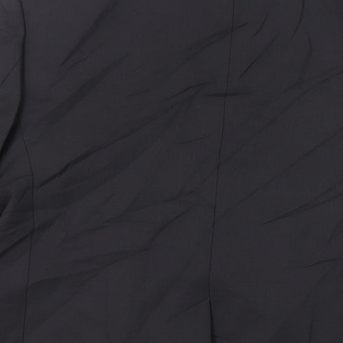 Marks and Spencer Womens Black Jacket Blazer Size 10 Button