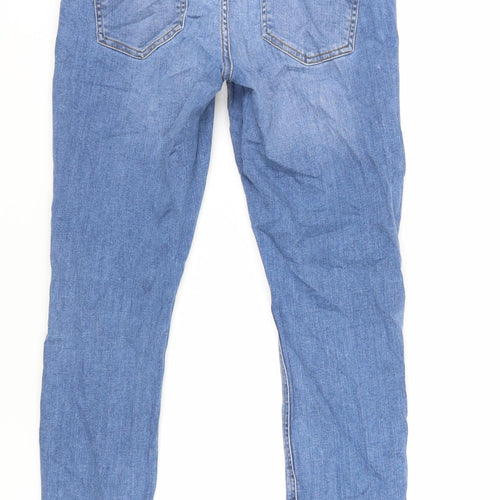 ASOS Womens Blue Cotton Skinny Jeans Size 30 in L28 in Regular Zip
