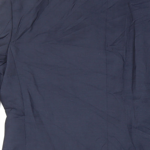 Marks and Spencer Mens Blue Wool Jacket Suit Jacket Size 38 Regular