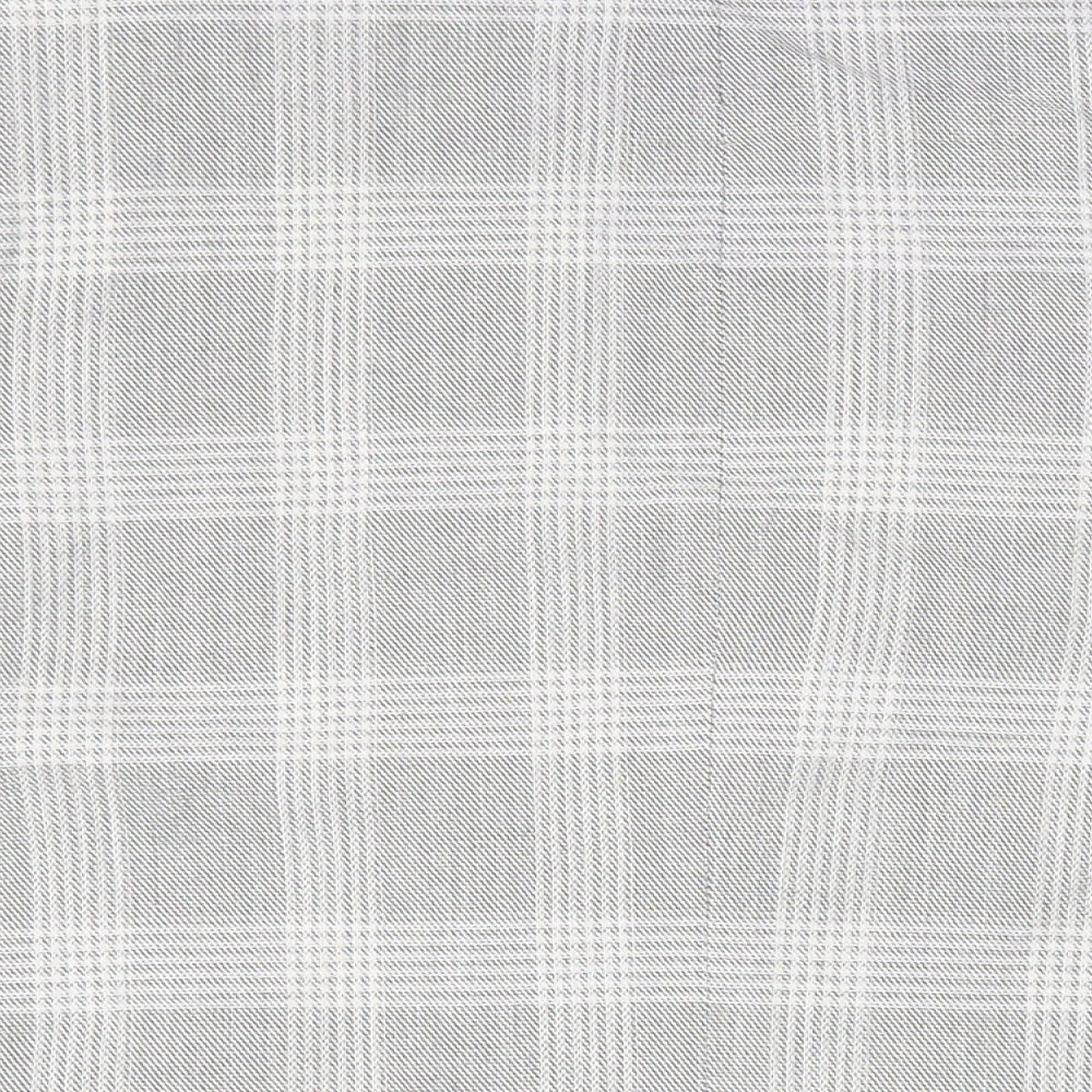 Marks and Spencer Mens Grey Plaid Polyester Jacket Suit Jacket Size 44 Regular