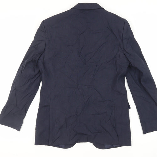 Marks and Spencer Mens Blue Polyester Jacket Suit Jacket Size 40 Regular