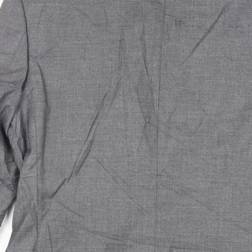 Marks and Spencer Mens Grey Polyester Jacket Suit Jacket Size 36 Regular