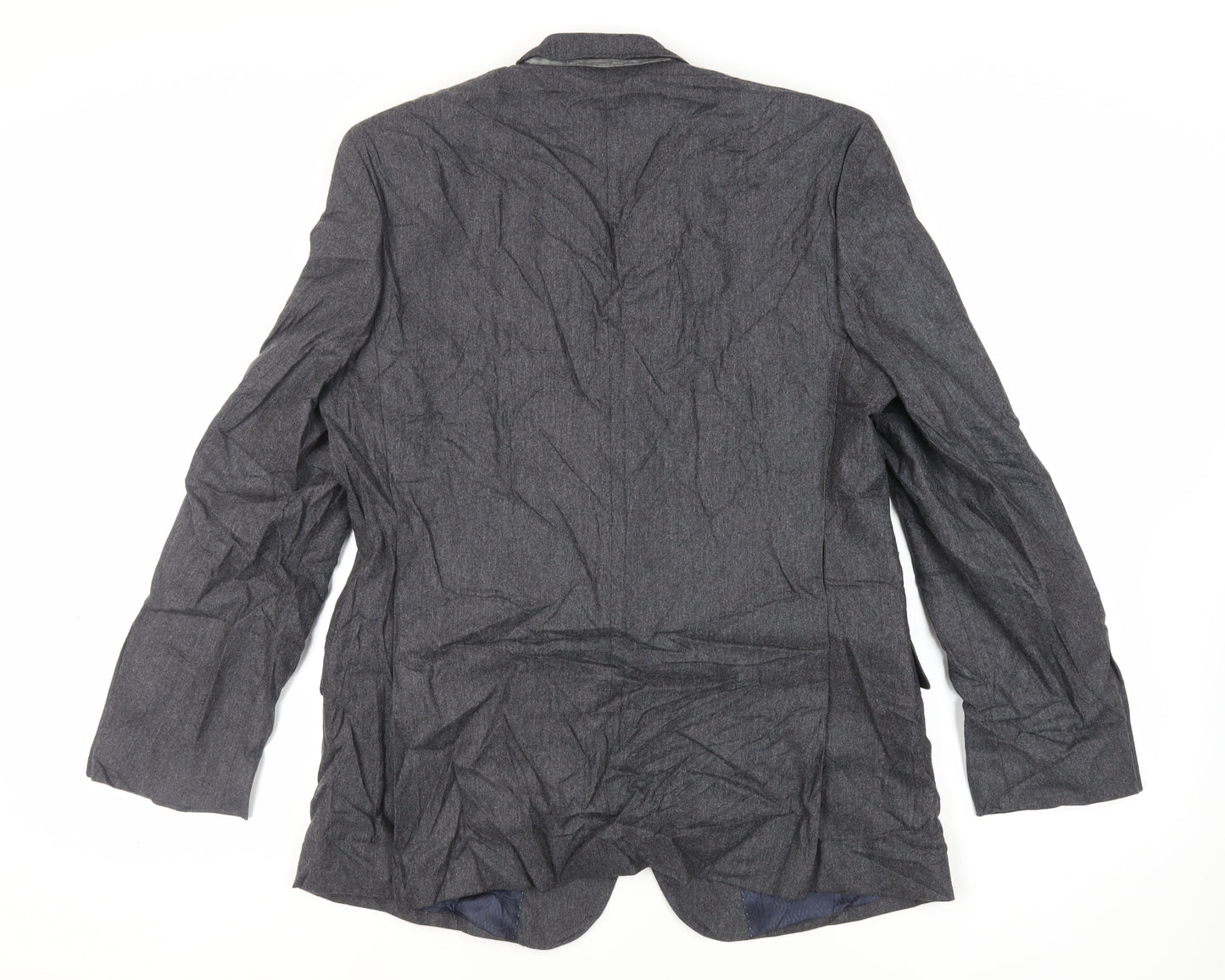 Jaeger Mens Grey Wool Jacket Blazer Size 42 Regular