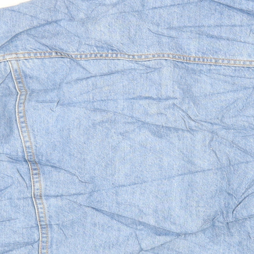Marks and Spencer Womens Blue Jacket Size 12 Button