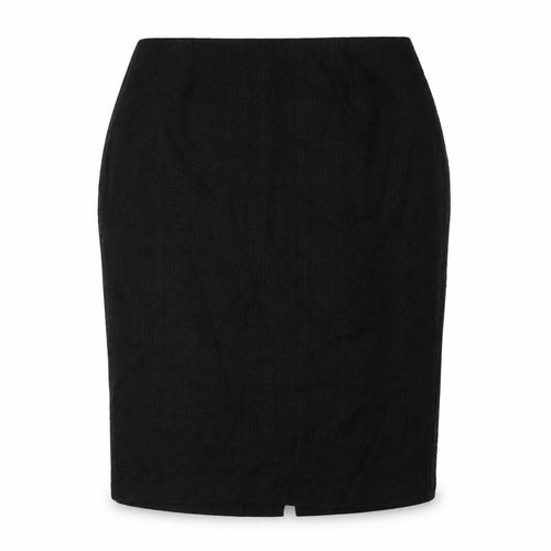 Femme Womens Black Polyester Straight & Pencil Skirt Size 20 Zip