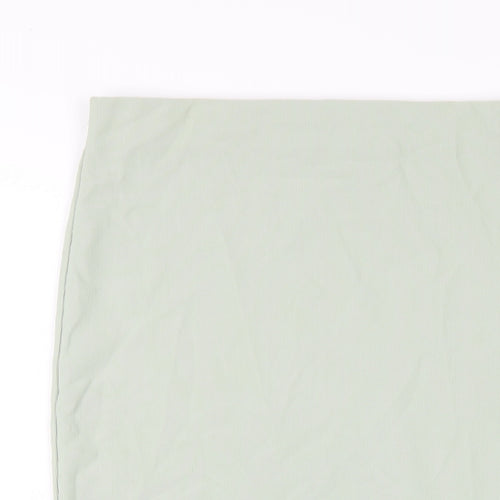 In the Style Womens Green Polyester Straight & Pencil Skirt Size 14