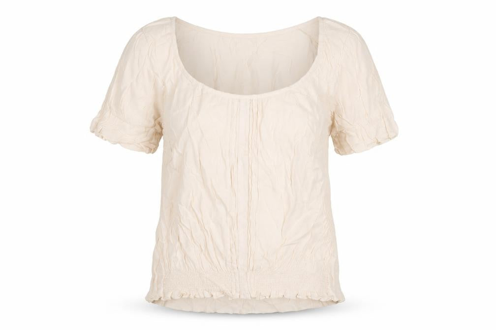 Oasis Womens Pink Viscose Basic Blouse Size 6 Scoop Neck